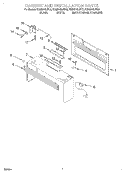 Part Location Diagram of 8205008 Whirlpool Vent Grille