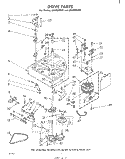 DRIVE , LIT/OPTIONAL Diagram and Parts List for LHA7685W0  Whirlpool Washer