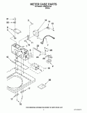 METER CASE PARTS Diagram and Parts List for CAM2742TQ3  Whirlpool Washer