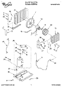 UNIT, LITERATURE Diagram and Parts List for ACM072XA0  Whirlpool Air Conditioner