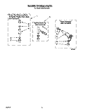 WATER SYSTEM Diagram and Parts List for RAC4244AL0  Whirlpool Washer