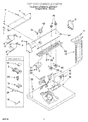 SECTION Diagram and Parts List for LER5600JT0  Whirlpool Dryer