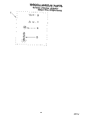 MISCELLANEOUS, OPTIONAL Diagram and Parts List for LSC8244EZ1  Whirlpool Washer
