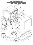 Part Location Diagram of 8531024 Whirlpool HOSE-FILL