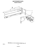 Part Location Diagram of 879193 Whirlpool Panel, Backguard (White)