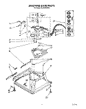 MACHINE BASE Diagram and Parts List for 6LA5400XWW1  Whirlpool Washer