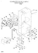 REFRIGERATOR LINER Diagram and Parts List for ED20DFXEW02  Whirlpool Refrigerator