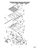 COMPARTMENT SEPARATOR Diagram and Parts List for KTRS22QDAL00  KitchenAid Refrigerator