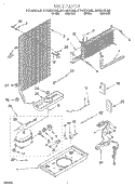 UNIT Diagram and Parts List for RT14DKXFN02  Roper Refrigerator