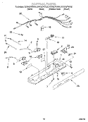 CONTROL Diagram and Parts List for KSRB25FHBL03  KitchenAid Refrigerator