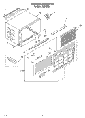 Part Location Diagram of 1185651 Whirlpool FRONT