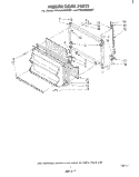 FREEZER DOOR Diagram and Parts List for ET16JKXMWR0  Whirlpool Refrigerator