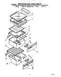 REFRIGERATOR SHELF Diagram and Parts List for ED22DWXTG04  Whirlpool Refrigerator