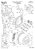 SECTION Diagram and Parts List for LER3622HQ1  Whirlpool Dryer
