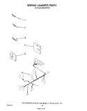 WIRING HARNESS Diagram and Parts List for DP8500XTN1  Whirlpool Dishwasher