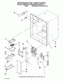 REFRIGERATOR LINER PARTS Diagram and Parts List for GI6FDRXXB04  Whirlpool Refrigerator