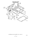 COOK TOP Diagram and Parts List for RS576PXL1  Whirlpool Range