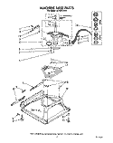 MACHINE BASE Diagram and Parts List for LA7900XTW1  Whirlpool Washer