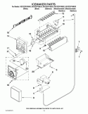 ICEMAKER PARTS Diagram and Parts List for KSCS23FVSS03  KitchenAid Refrigerator
