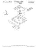 COOKTOP PARTS Diagram and Parts List for KGRS206XSS3  KitchenAid Range