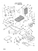 UNIT Diagram and Parts List for 7GD25SFXHS01  Whirlpool Refrigerator