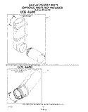 LCK 4500 , LCK 4600 Diagram and Parts List for KELC500TAL1  KitchenAid Washer Dryer Combo