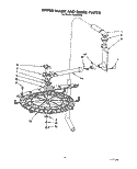 UPPER WASH AND RINSE Diagram and Parts List for KUDI22HT0  KitchenAid Dishwasher