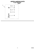 MISCELLANEOUS PARTS - OPTIONAL PARTS (NOT INCLUDED) Diagram and Parts List for 7MLBR7333MT2  Whirlpool Washer