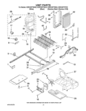 UNIT PARTS Diagram and Parts List for KSRX25FTSS02  KitchenAid Refrigerator