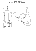 UNIT PARTS Diagram and Parts List for 4KHM3WH5  KitchenAid Mixer