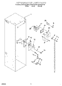 REFRIGERATOR LINER Diagram and Parts List for KSSS42QHB00  KitchenAid Refrigerator