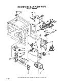 Part Location Diagram of WP4392012 Whirlpool Magnetron