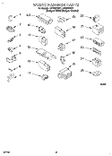 WIRING HARNESS Diagram and Parts List for LST9355BQ1  Whirlpool Washer