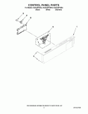 Part Location Diagram of WPW10250014 Whirlpool Control Panel