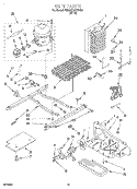 UNIT Diagram and Parts List for 6ED22DQXDW00  Whirlpool Refrigerator
