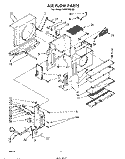 Part Location Diagram of 852318 Whirlpool UNIT SUPPORT