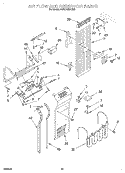 AIR FLOW AND RESERVOIR Diagram and Parts List for KSSC42MHS00  KitchenAid Refrigerator