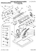 TOP AND CONSOLE PARTS Diagram and Parts List for YKEYS710JQ0  KitchenAid Dryer
