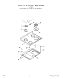 BODY Diagram and Parts List for F9107W0  Roper Range