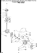 BRAKE, CLUTCH, GEARCASE, MOTOR AND PUMP Diagram and Parts List for LTG6234AN3  Whirlpool Washer Dryer Combo