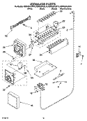 ICEMAKER PARTS, PARTS NOT ILLUSTRATED Diagram and Parts List for KSRK25XLSS10  KitchenAid Refrigerator