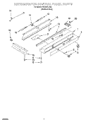 REFRIGERATOR CONTROL PANEL Diagram and Parts List for KSSS42FJX00  KitchenAid Refrigerator