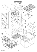 Part Location Diagram of WP4-82634-001 Whirlpool SHELF-WIRE