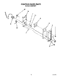 CONTROL PANEL Diagram and Parts List for SE950PERW7  Whirlpool Range