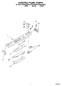 Part Location Diagram of 9754343CB Whirlpool PANL-CNTRL