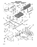 UNIT Diagram and Parts List for KTRS20MBWH00  KitchenAid Refrigerator