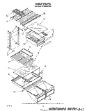 Part Location Diagram of 1116229 Whirlpool SHELF-WIRE