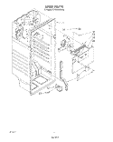 LINER Diagram and Parts List for ET12AKXSW00  Whirlpool Refrigerator