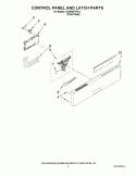 Part Location Diagram of W10194827 Whirlpool PANEL-CNTL