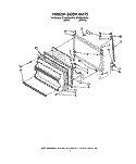 FREEZER DOOR Diagram and Parts List for ET18HMXXN00  Whirlpool Refrigerator